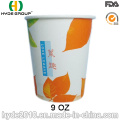 Copo de papel fresco do suco da bebida 9oz Frappe fria (9oz-11)